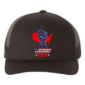 Trump Fight For America Yupoong Adult 5-Panel Trucker Hat