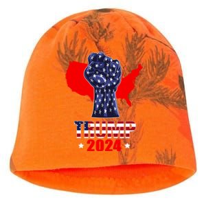 Trump Fight For America Kati - Camo Knit Beanie