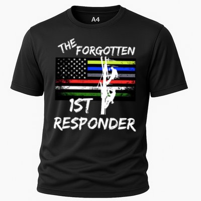 The Forgotten First Responder Tribute To Electrical Lineman Performance Shirt