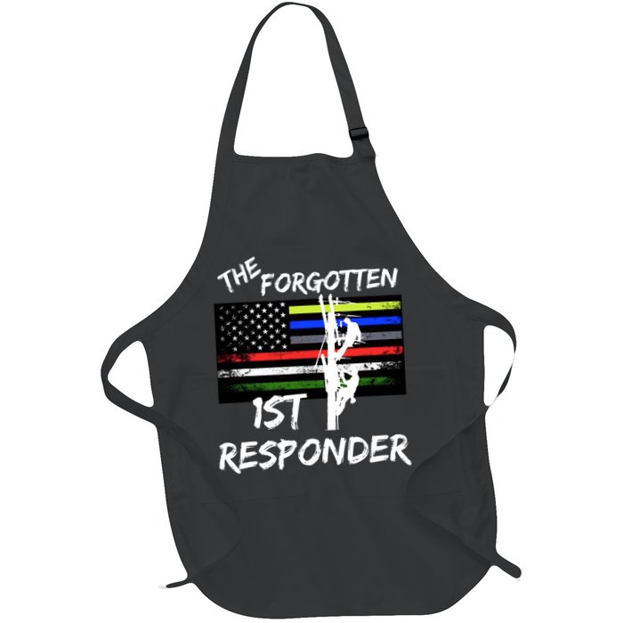 The Forgotten First Responder Tribute To Electrical Lineman Apron