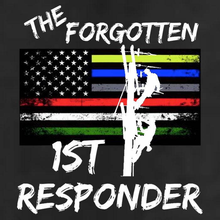 The Forgotten First Responder Tribute To Electrical Lineman 25L Jumbo Tote