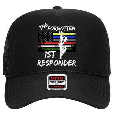 The Forgotten First Responder Tribute To Electrical Lineman Trucker Hat