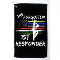 The Forgotten First Responder Tribute To Electrical Lineman Golf Towel