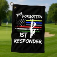 The Forgotten First Responder Tribute To Electrical Lineman Golf Towel