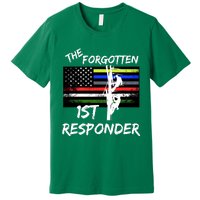 The Forgotten First Responder Tribute To Electrical Lineman Premium T-Shirt