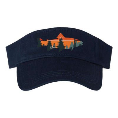 Trout Fly Fishing Nature Outdoor Fisherman Gift Visor
