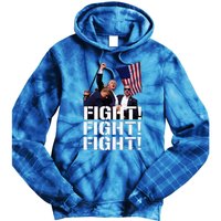 Trump Fight Fight Fight Tie Dye Hoodie