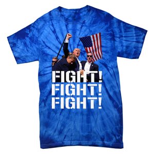 Trump Fight Fight Fight Tie-Dye T-Shirt