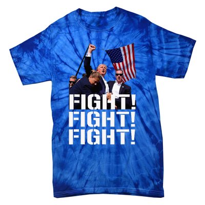 Trump Fight Fight Fight Tie-Dye T-Shirt