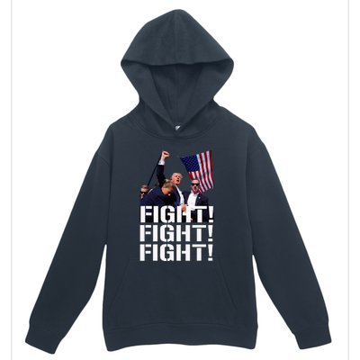 Trump Fight Fight Fight Urban Pullover Hoodie