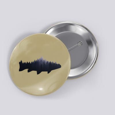 Trout Fly Fishing Nature Outdoor Fisherman Gift Button