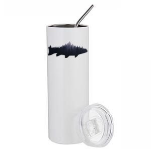 Trout Fly Fishing Nature Outdoor Fisherman Gift Stainless Steel Tumbler