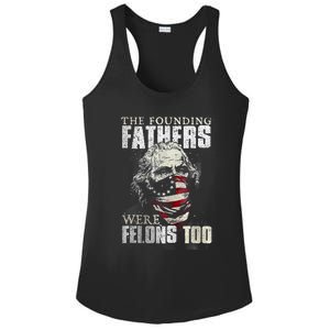 The Founding Fathers Were Felons Too Ladies PosiCharge Competitor Racerback Tank