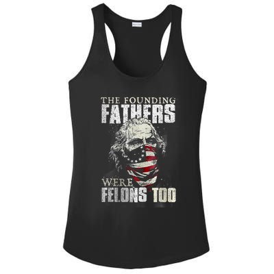 The Founding Fathers Were Felons Too Ladies PosiCharge Competitor Racerback Tank