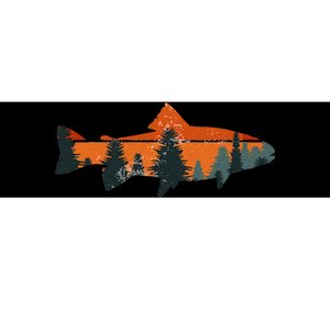 Trout Fly Fishing Nature Outdoor Fisherman Gift Bumper Sticker