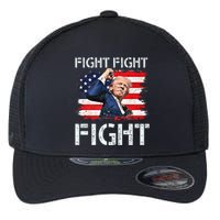 Trump Fight Fight Fight Trump Signals To Americans To Fight Flexfit Unipanel Trucker Cap