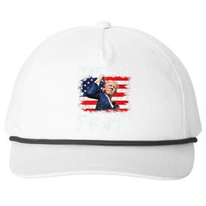 Trump Fight Fight Fight Trump Signals To Americans To Fight Snapback Five-Panel Rope Hat