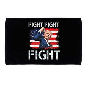 Trump Fight Fight Fight Trump Signals To Americans To Fight Microfiber Hand Towel