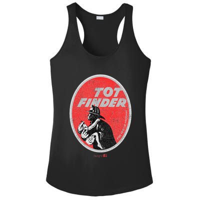 Tot Finder Fire Rescue Ladies PosiCharge Competitor Racerback Tank