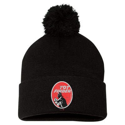 Tot Finder Fire Rescue Pom Pom 12in Knit Beanie