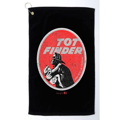 Tot Finder Fire Rescue Golf Towel