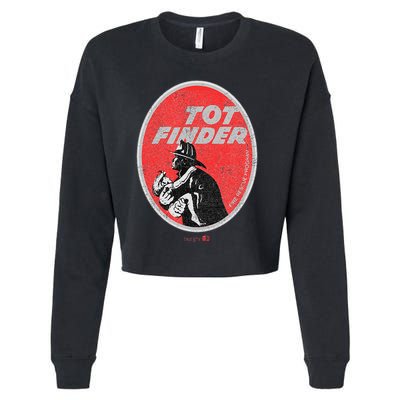 Tot Finder Fire Rescue Cropped Pullover Crew
