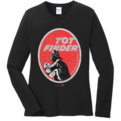 Tot Finder Fire Rescue Ladies Long Sleeve Shirt