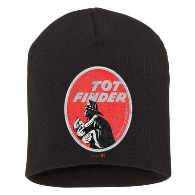 Tot Finder Fire Rescue Short Acrylic Beanie