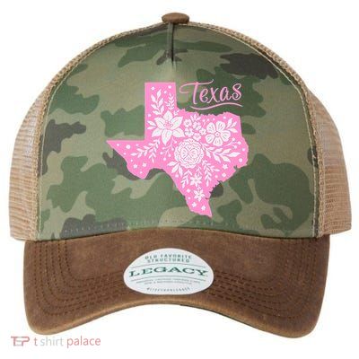 TEXAS Flower Floral Home State Texan Legacy Tie Dye Trucker Hat
