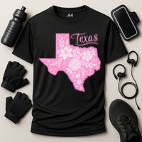 TEXAS Flower Floral Home State Texan Cooling Performance Crew T-Shirt