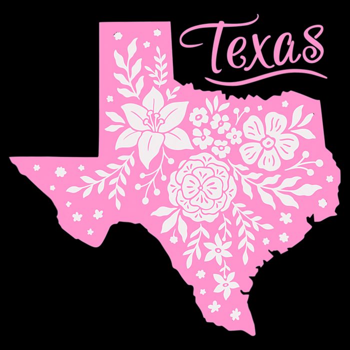TEXAS Flower Floral Home State Texan Cooling Performance Crew T-Shirt