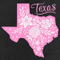 TEXAS Flower Floral Home State Texan Adult Drive Performance Visor