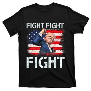 Trump Fight Fight Fight Trump Signals To Americans To Fight T-Shirt