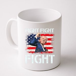 Trump Fight Fight Fight Trump Signals To Americans To Fight Coffee Mug