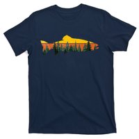 Trout Fly Fishing Outdoor Forest Nature Wildlife Fisherman T-Shirt