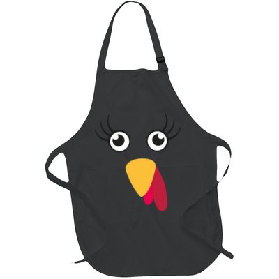 Turkey Face Funny Thanksgiving Day Apron