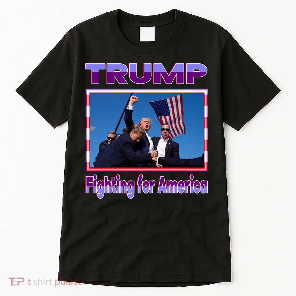 Trump Fighting For America Tall T-Shirt