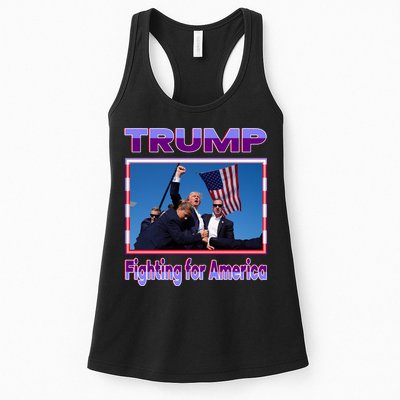 Trump Fighting For America Womens Tank Top