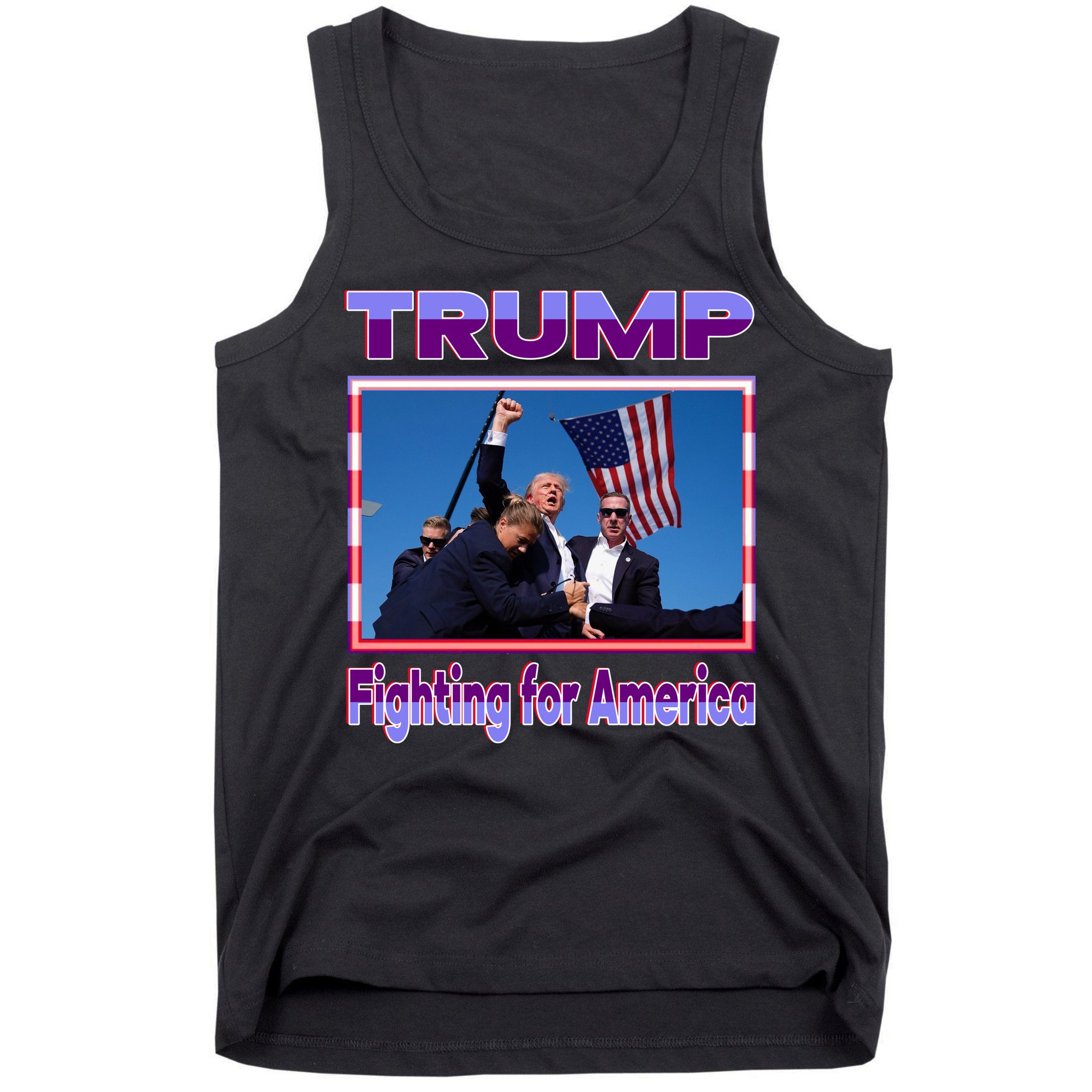 Trump Fighting For America Tank Top
