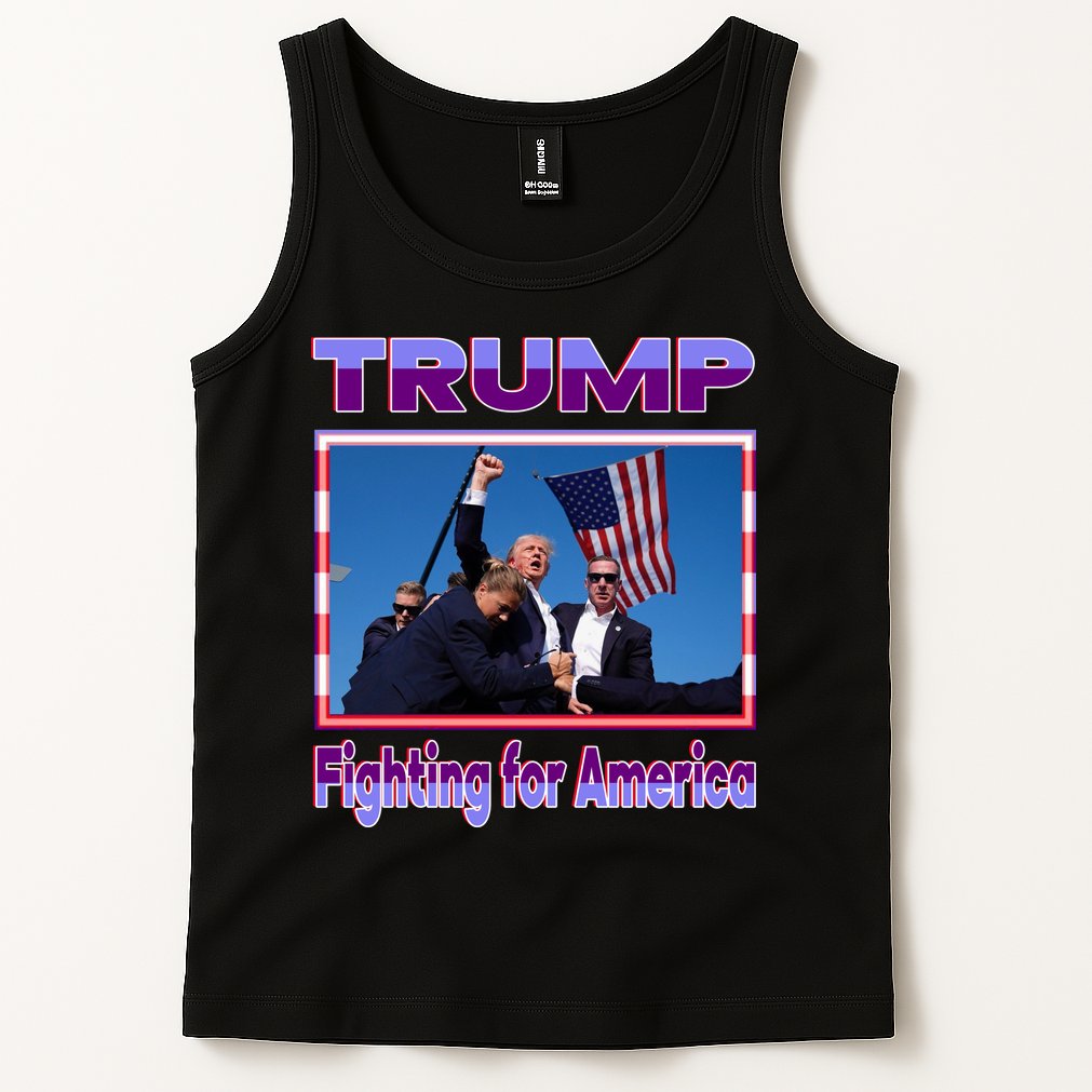 Trump Fighting For America Tank Top