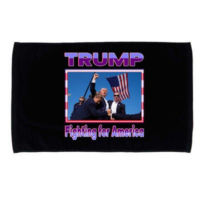 Trump Fighting For America Microfiber Hand Towel