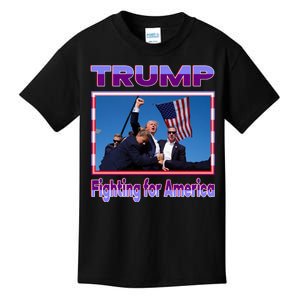 Trump Fighting For America Kids T-Shirt