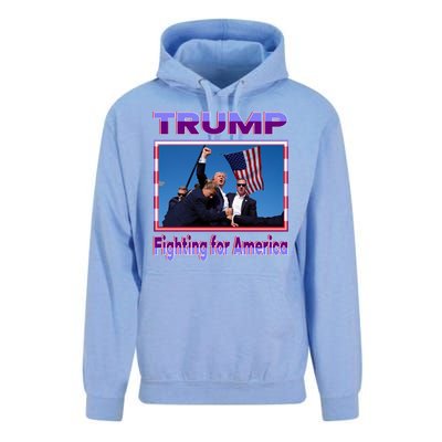 Trump Fighting For America Unisex Surf Hoodie