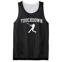 Touchdown Funny Football Baseball Sports Mesh Reversible Basketball Jersey Tank