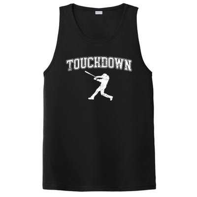 Touchdown Funny Football Baseball Sports PosiCharge Competitor Tank