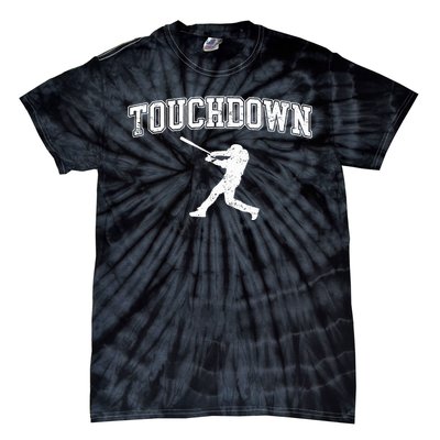 Touchdown Funny Football Baseball Sports Tie-Dye T-Shirt