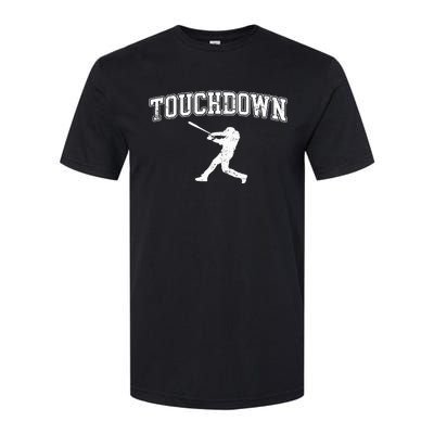 Touchdown Funny Football Baseball Sports Softstyle CVC T-Shirt