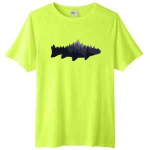 Trout Fly Fishing Nature Outdoor Fisherman Gift Tall Fusion ChromaSoft Performance T-Shirt