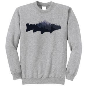 Trout Fly Fishing Nature Outdoor Fisherman Gift Sweatshirt