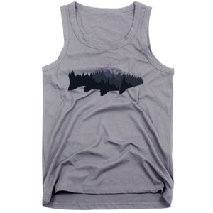 Trout Fly Fishing Nature Outdoor Fisherman Gift Tank Top